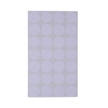 Universal Self-Adhesive Removable Color-Coding Labels, 0.75" dia., White, PK1008 UNV40108